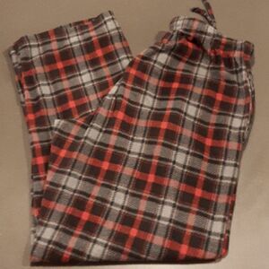 Hanes sz 32-34 mens flannel casual PJ bottoms